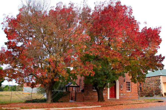 Bank of New South Wales Est.1917 -  Autumn in Taralga, Southern Highlands near Goulburn, NSW