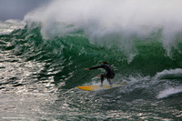 Surfing Black Head, Hallidays Point
