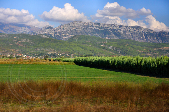 Scenery Road to Tirana