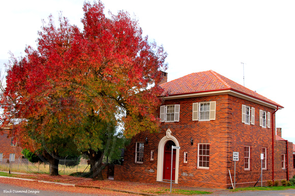 Bank of New South Wales Est.1917 -  Autumn in Taralga, Southern Highlands near Goulburn, NSW