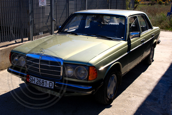 Old Mercedes are everywhere in Albania