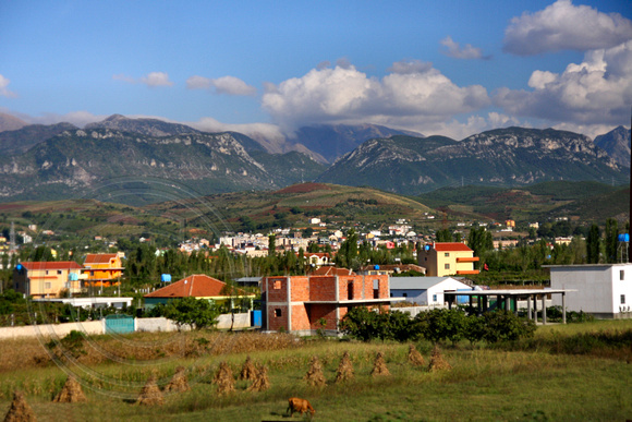 Road to Tirana Town Scene