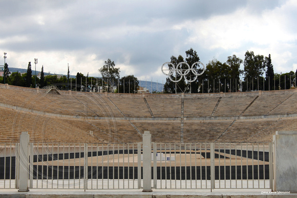 The Panathinaiko or Panathenaic Stadium, Athens, Greece