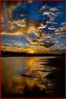 Clarks Beach Lagoon-Sunset