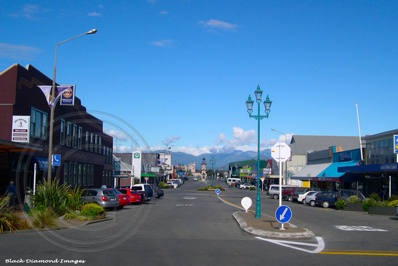 Hokitika Main Street, West Coast South Island, New Zealand
