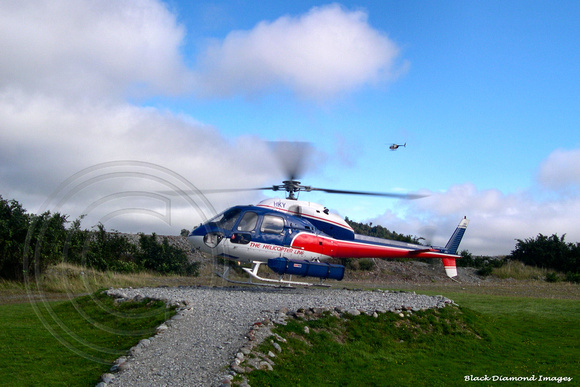 Helicopter, Franz Josef, Westland, New Zealand