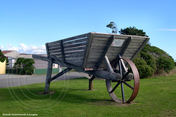 Largest Wheel Barrow, Hokatika, West Coast South Island, New Zealand