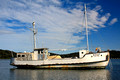 Y292 - HMAS TORTOISE (Built 1945), Seen Here Moored in Riley's Bay, Ettalong, NSW, 20.5.2015