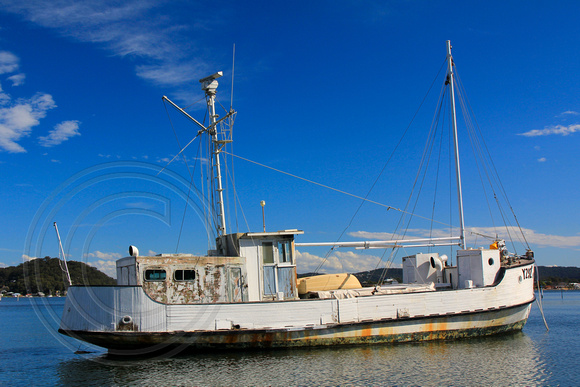 Y292 - HMAS TORTOISE (Built 1945), Seen Here Moored in Riley's Bay, Ettalong, NSW, 20.5.2015