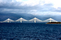 Rion-Antirion Bridge (Greek: Γέφυρα Ρίου-Αντιρρίου), officially the Charilaos Trikoupis Bridge